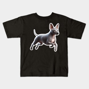 American Hairless Terrier Kids T-Shirt